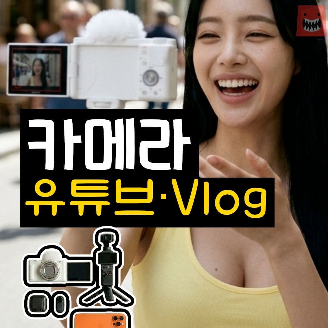 브이로그 촬영용 유튜브 카메라 추천 TOP 5 소니 캐논 아이폰 오즈모 포켓4 여행용 비교 가이드